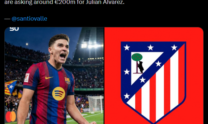 HIT! Na tyle Atletico WYCENIŁO Juliana Alvareza xD